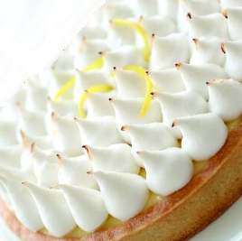 Tarte citron meringuée - Crème glacée