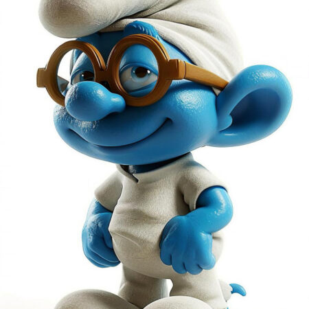 Schtroumpft Bonbon Vanille - Crème glacée