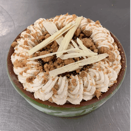 La Tarte Tatin glacée - Plat en Faïence 20 cm